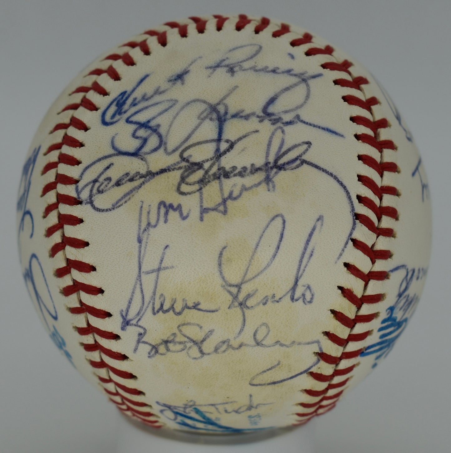 1980 Boston Red Sox Team-Signed OAL Baseball (24) Yaz, Perez PSA/DNA 212324