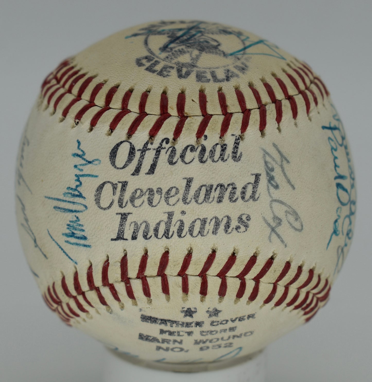 1978 Cleveland Indians Team-Signed Baseball (12) Jeff Torborg PSA/DNA 212325