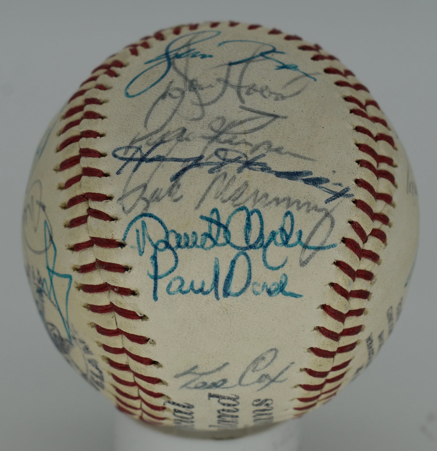 1978 Cleveland Indians Team-Signed Baseball (12) Jeff Torborg PSA/DNA 212325