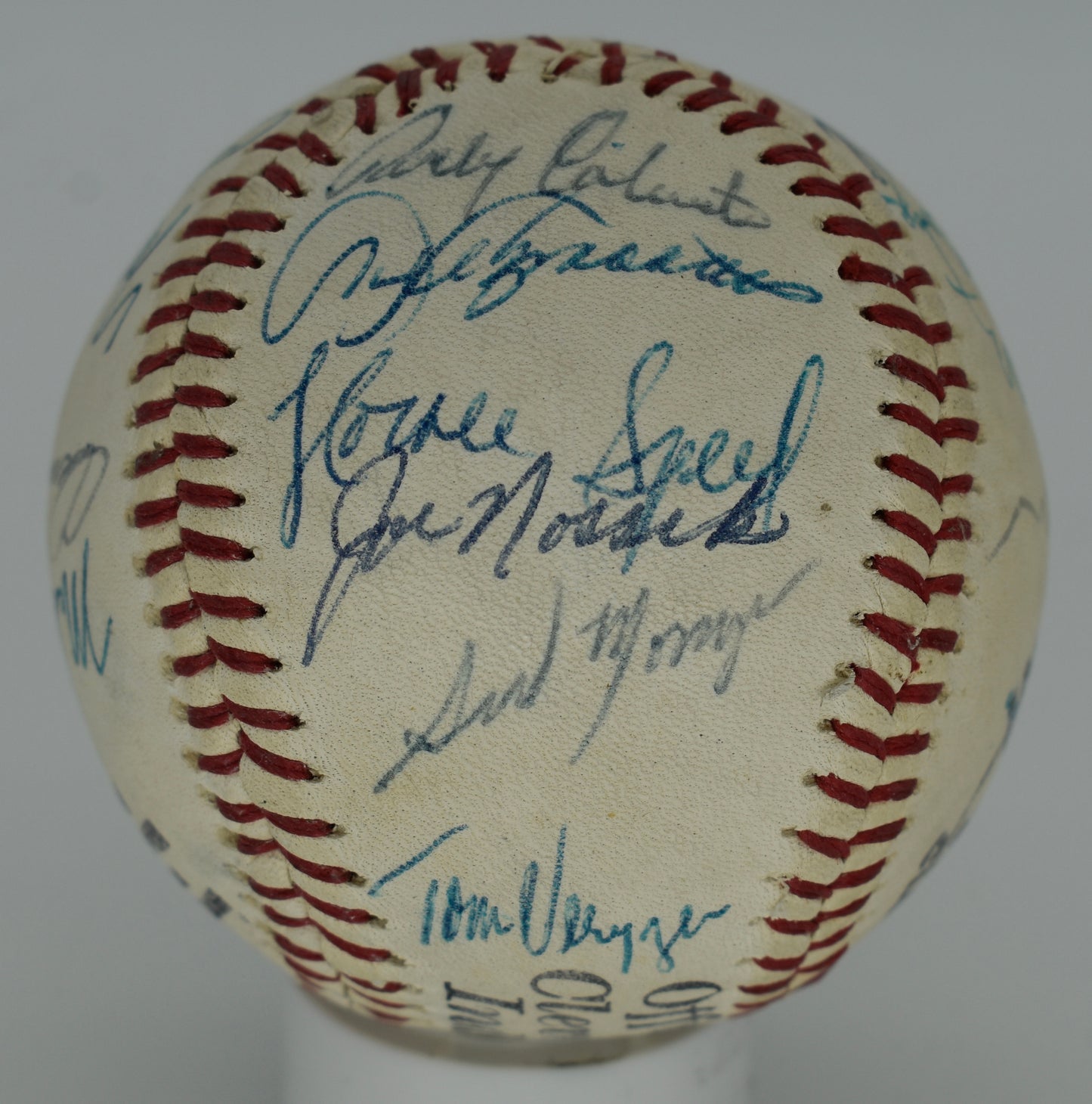 1978 Cleveland Indians Team-Signed Baseball (12) Jeff Torborg PSA/DNA 212325