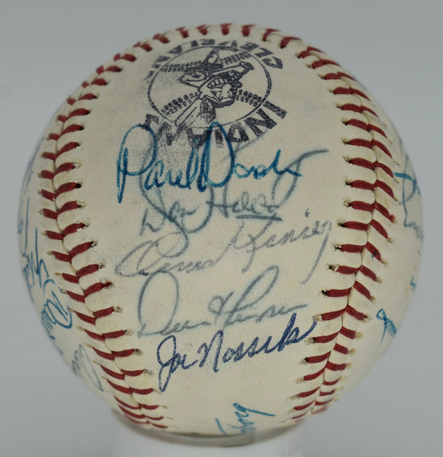 1978 Cleveland Indians Team-Signed Baseball (24) Jeff Torborg PSA/DNA 212326