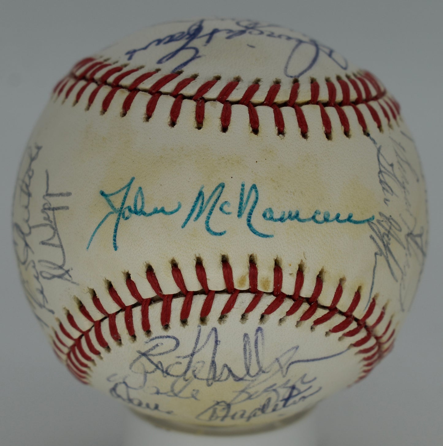 1985 Boston Red Sox Team-Signed OAL Baseball (27) Clemens, Boggs PSA/DNA 212327