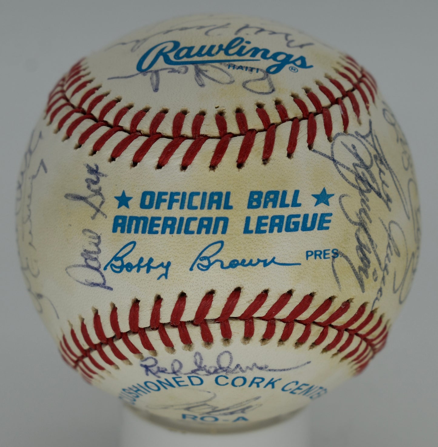 1985 Boston Red Sox Team-Signed OAL Baseball (27) Clemens, Boggs PSA/DNA 212327