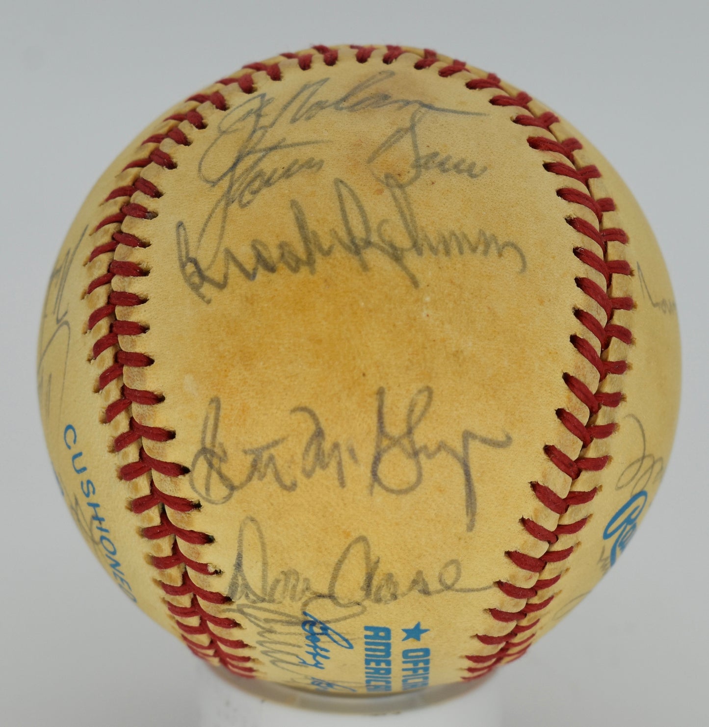 1985 Baltimore Orioles Team-Signed OAL Baseball (20) Ripken Jr. PSA/DNA 212330