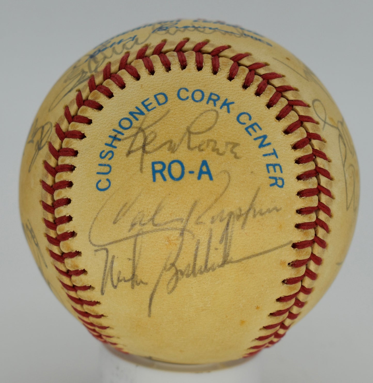 1985 Baltimore Orioles Team-Signed OAL Baseball (20) Ripken Jr. PSA/DNA 212330
