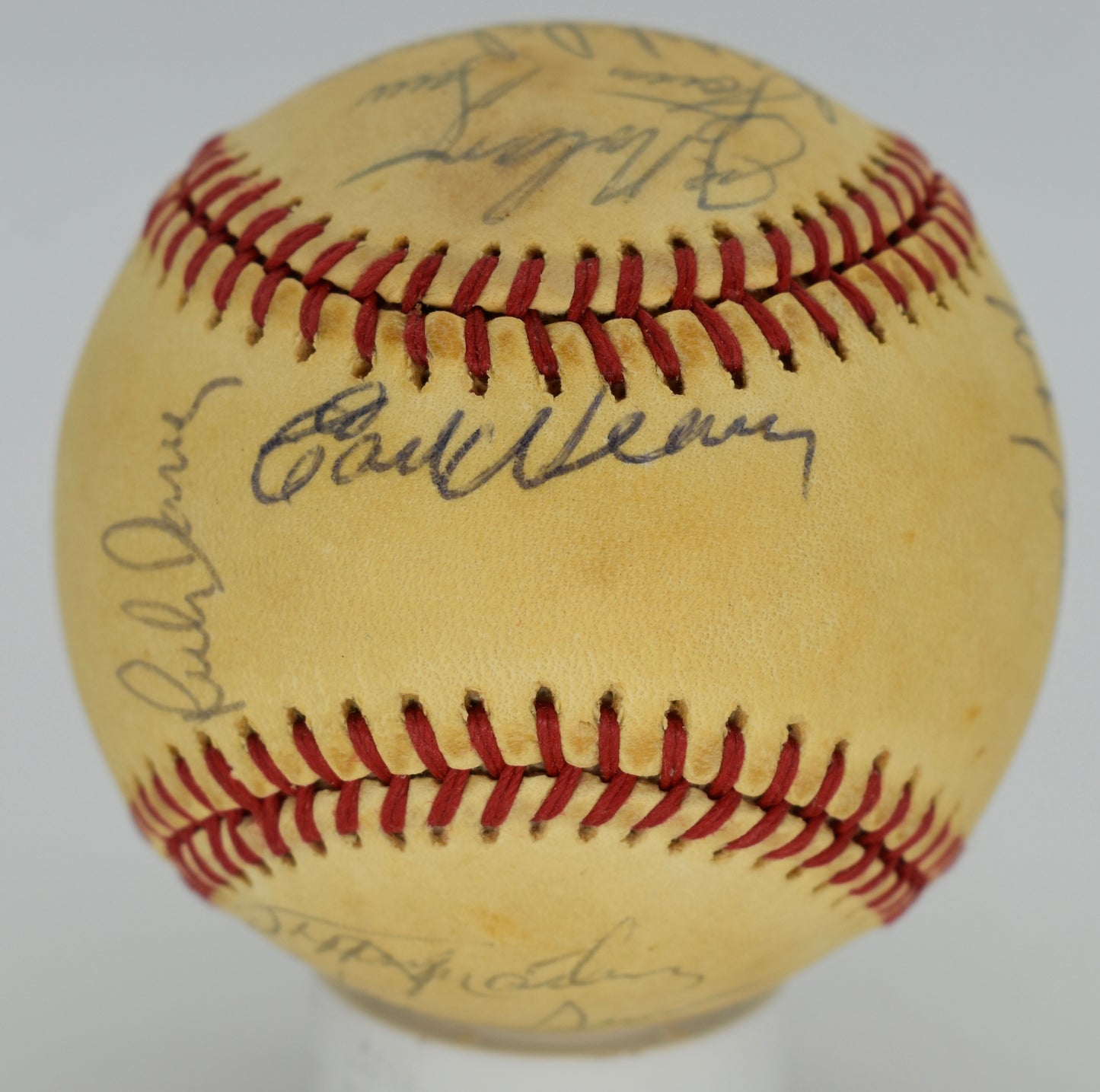 1985 Baltimore Orioles Team-Signed OAL Baseball (20) Ripken Jr. PSA/DNA 212330