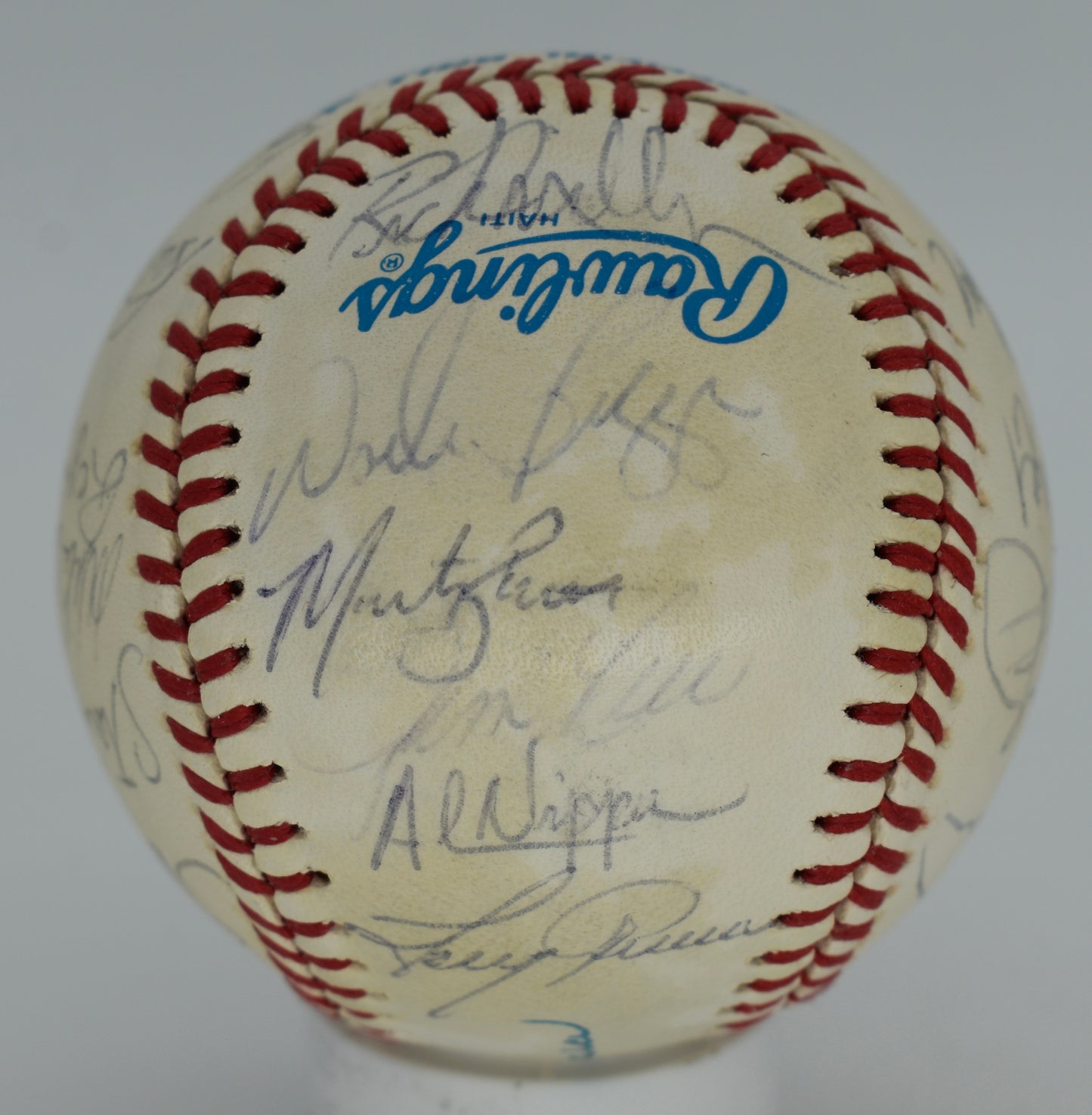 1985 Boston Red Sox Team-Signed OAL Baseball (27) Clemens, Boggs PSA/DNA 212333