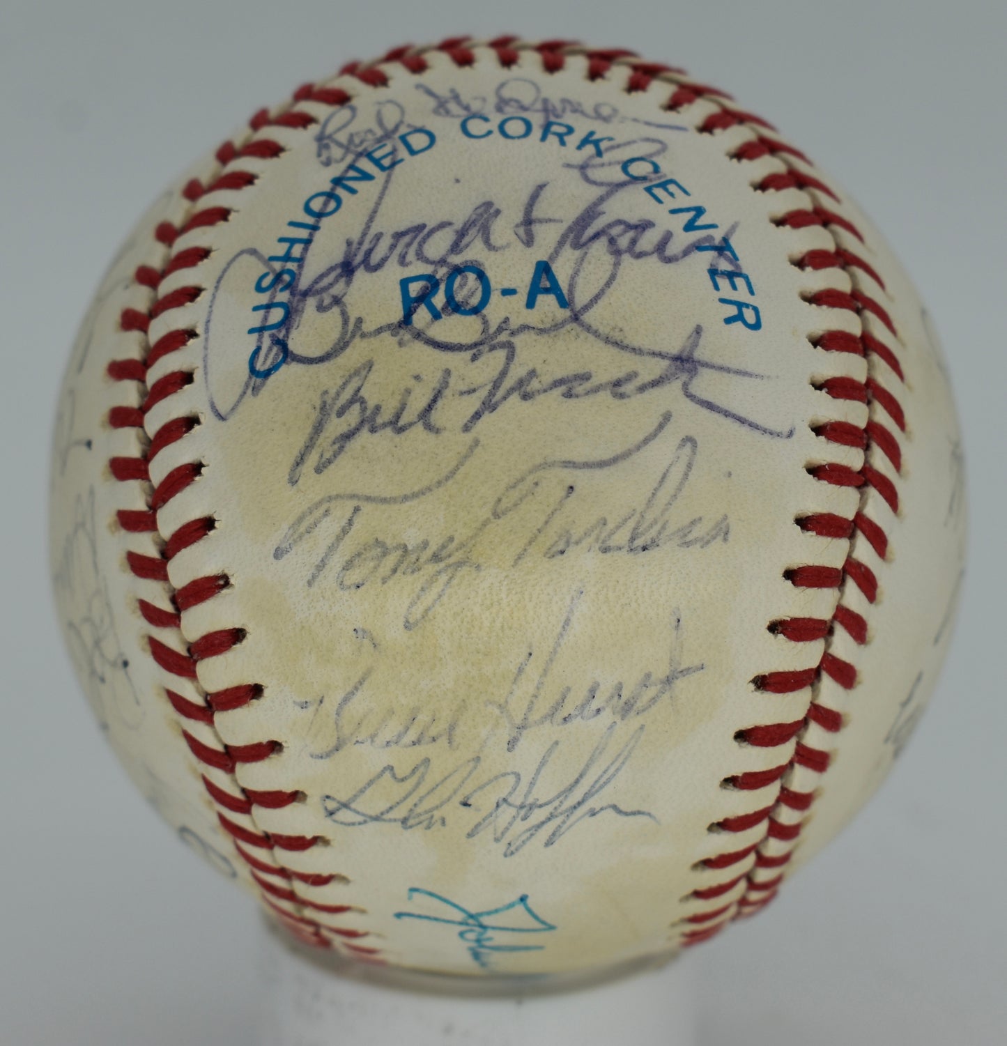 1985 Boston Red Sox Team-Signed OAL Baseball (27) Clemens, Boggs PSA/DNA 212333