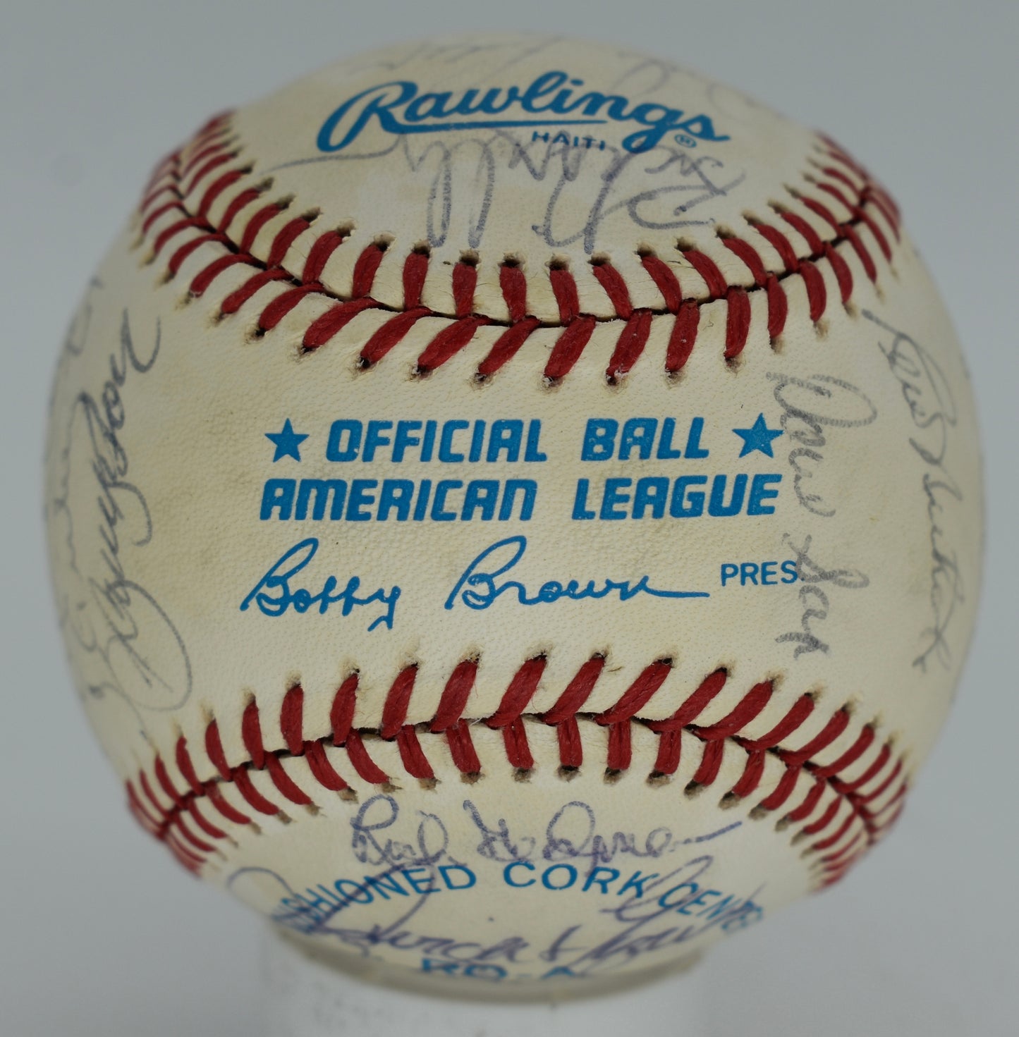 1985 Boston Red Sox Team-Signed OAL Baseball (27) Clemens, Boggs PSA/DNA 212333
