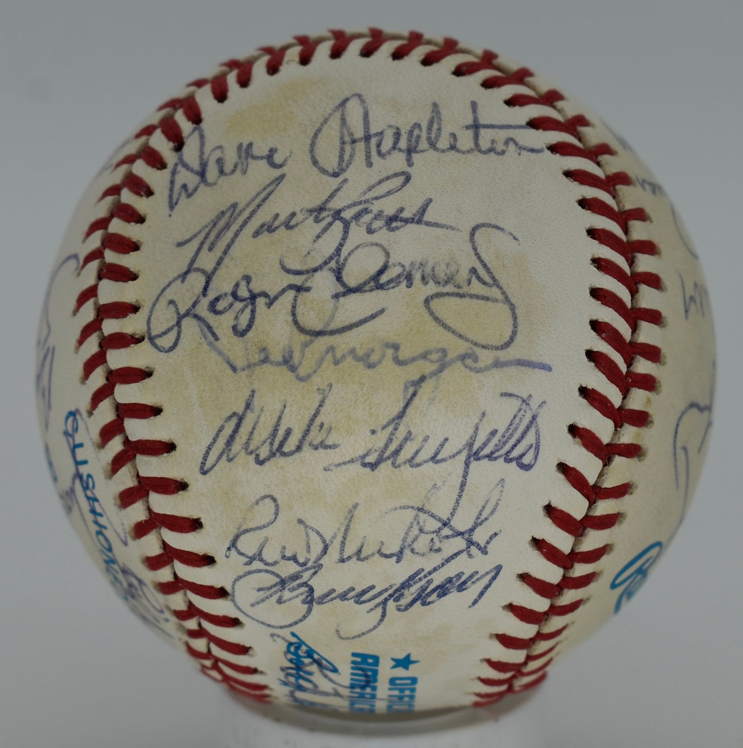 1985 Boston Red Sox Team-Signed OAL Baseball (28) Clemens, Boggs PSA/DNA 212334
