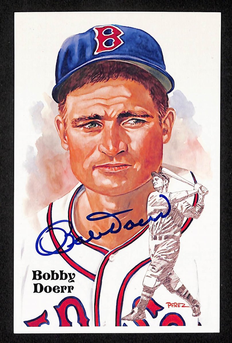 Bobby Doerr Signed/Autographed Red Sox HOF Perez Steele Postcard 212393