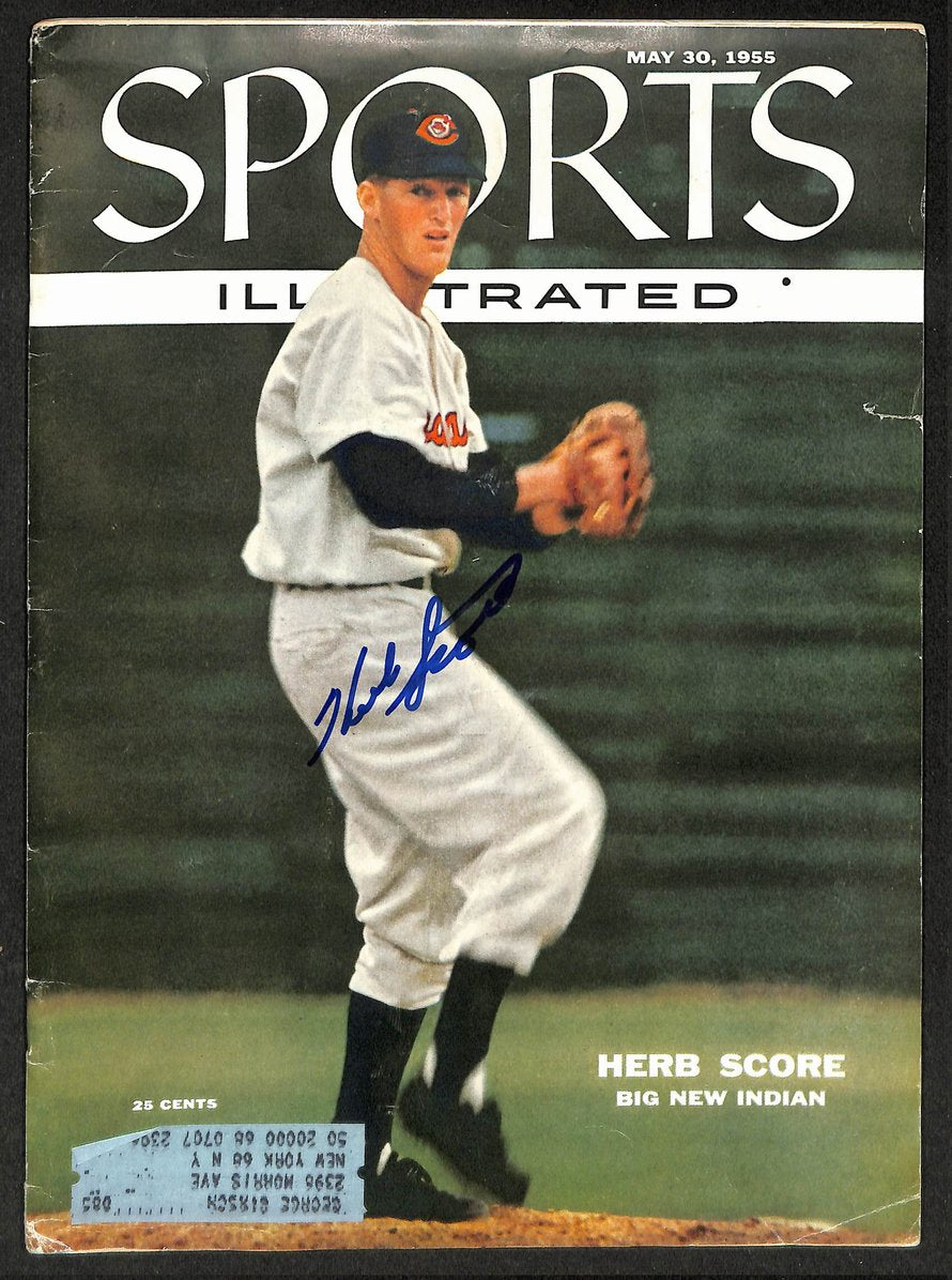 Herb Score Signed/Autographed 1955 Sports Illustrated Magazine Beckett 212433