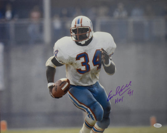 Earl Campbell HOF Signed/Autographed 16x20 Photo Oilers JSA 212437