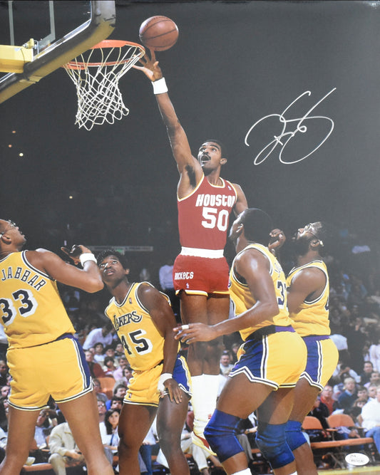 Ralph Sampson HOF Signed/Autographed 16x20 Photo Rockets JSA 212441
