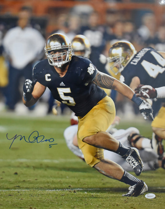 Manti Teʻo Signed/Autographed 16x20 Photo Notre Dame JSA 212443