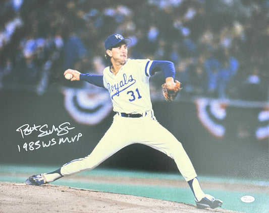 Bret Saberhagen Signed/Autographed 16x20 Photo Royals JSA 212448
