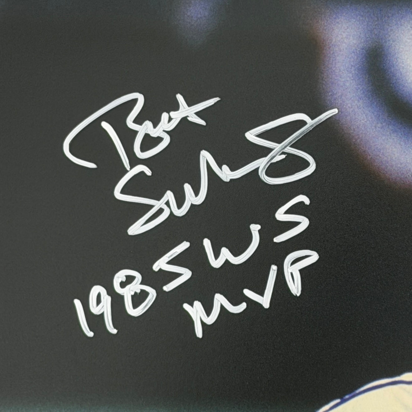 Bret Saberhagen Signed/Autographed 16x20 Photo Royals JSA 212449