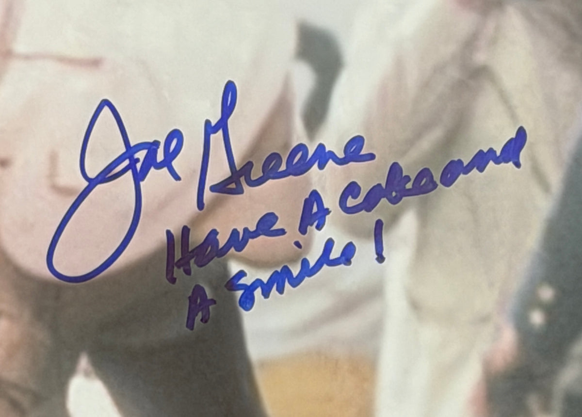 Joe Greene & Tommy Okon Signed/Auto 16x20 Photo Steelers HOF Coke BAS 212450