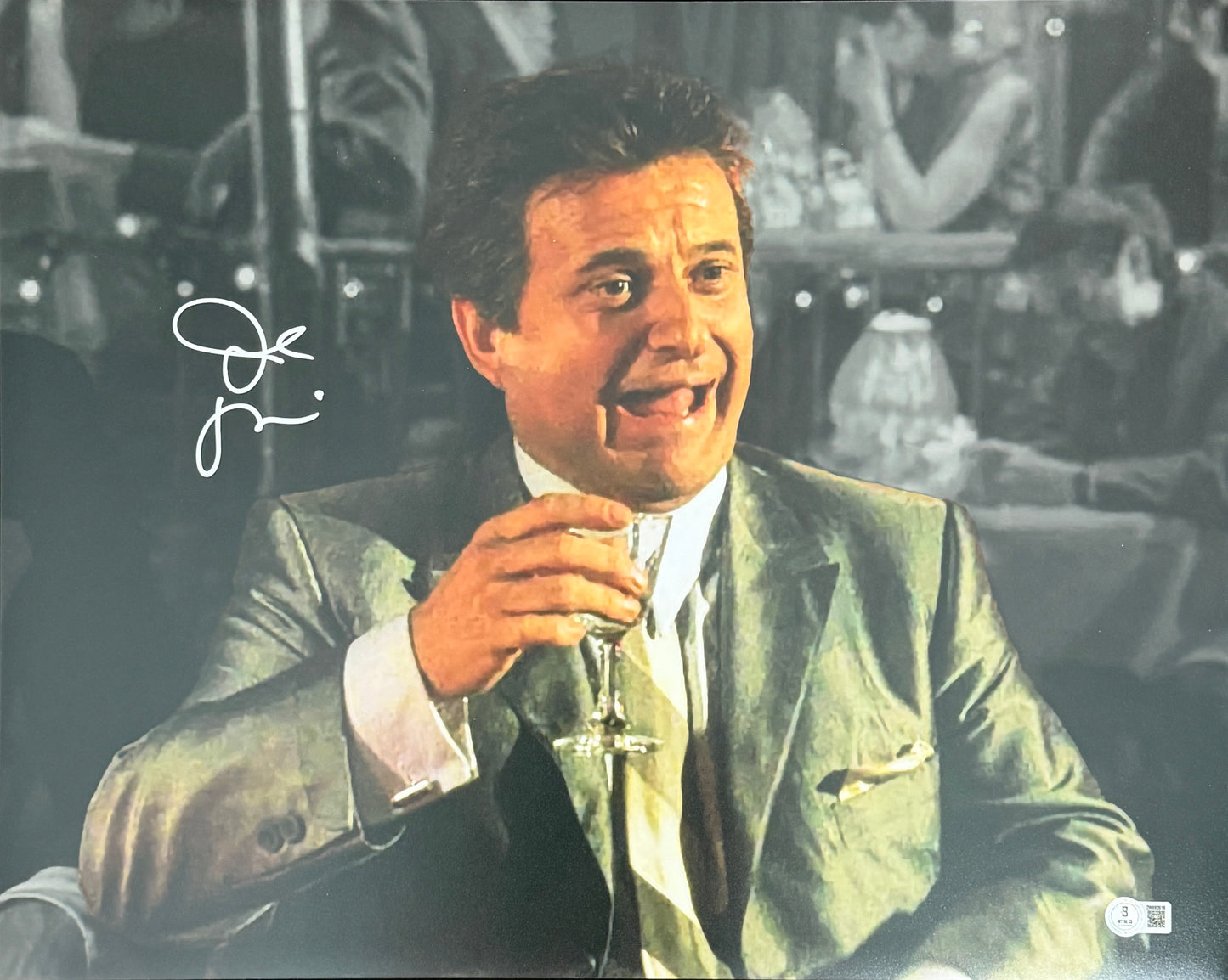 Joe Pesci Signed/Autographed 16x20 Photo Goodfellas BAS 212452