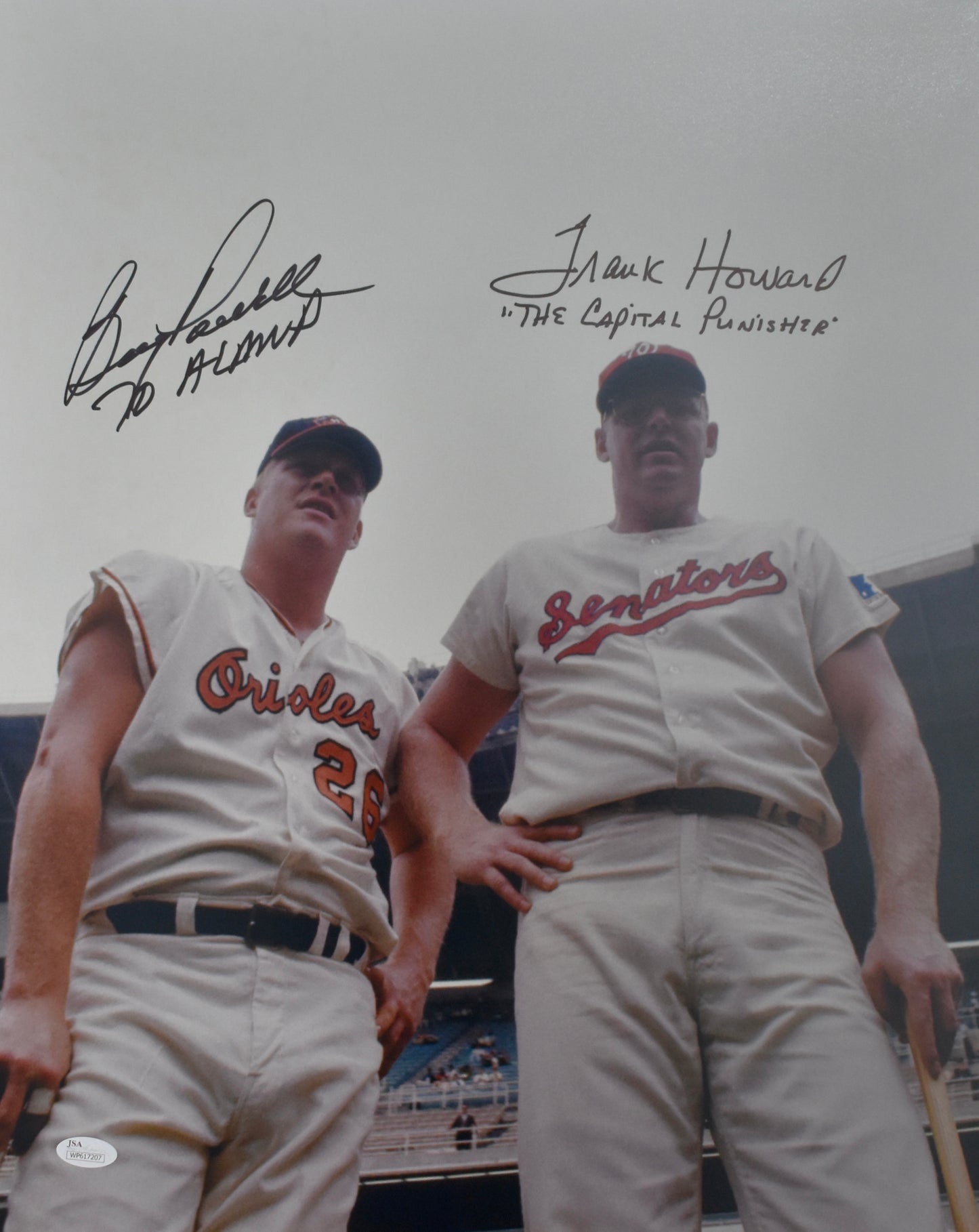 Boog Powell & Frank Howard Signed/Autographed 16x20 Photo Orioles JSA BA212456
