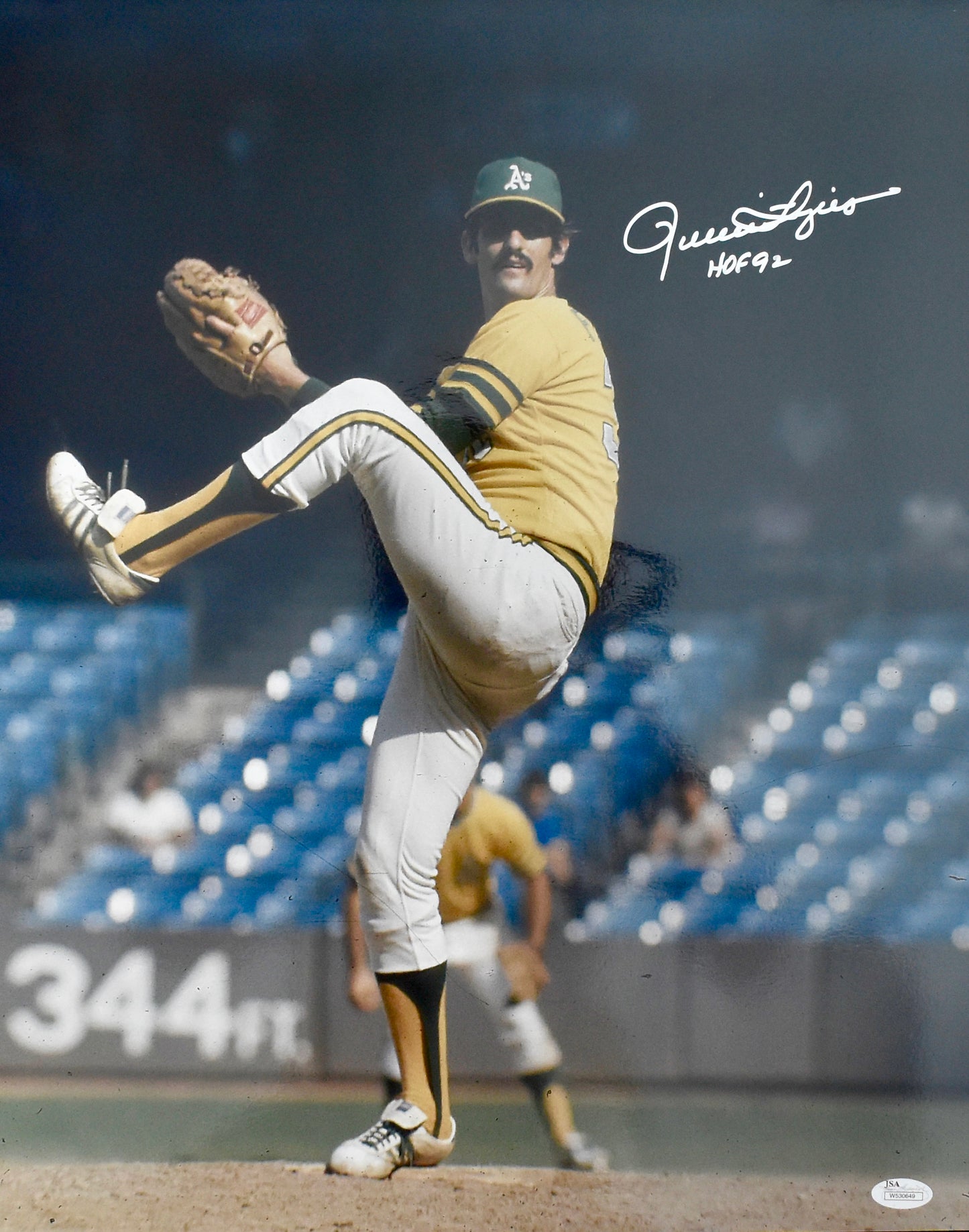 Rollie Fingers HOF Signed/Autographed 16x20 Photo Athletics JSA BA212457