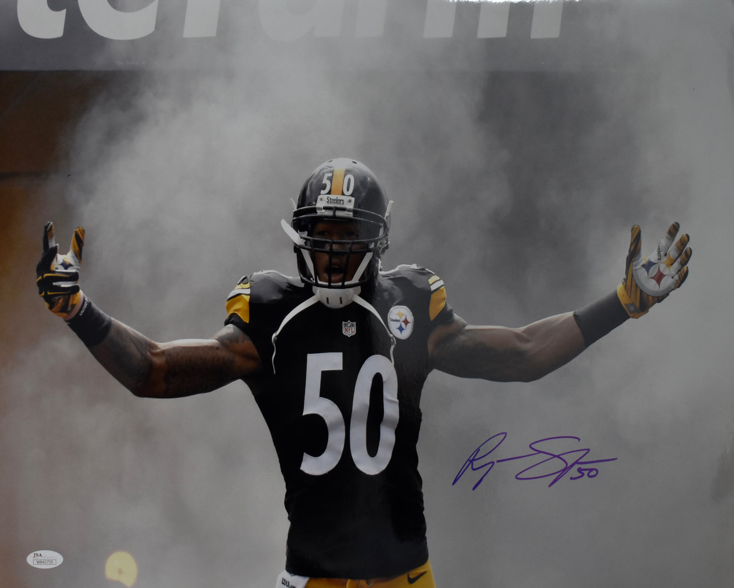 Ryan Shazier Signed/Autographed 16x20 Photo Steelers JSA BA212458