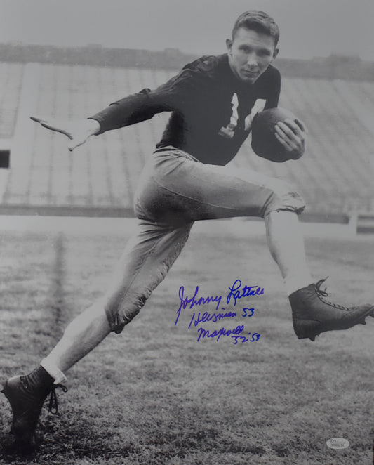 Johnny Lattner HOF Signed/Autographed 16x20 Photo Notre Dame JSA BA212459