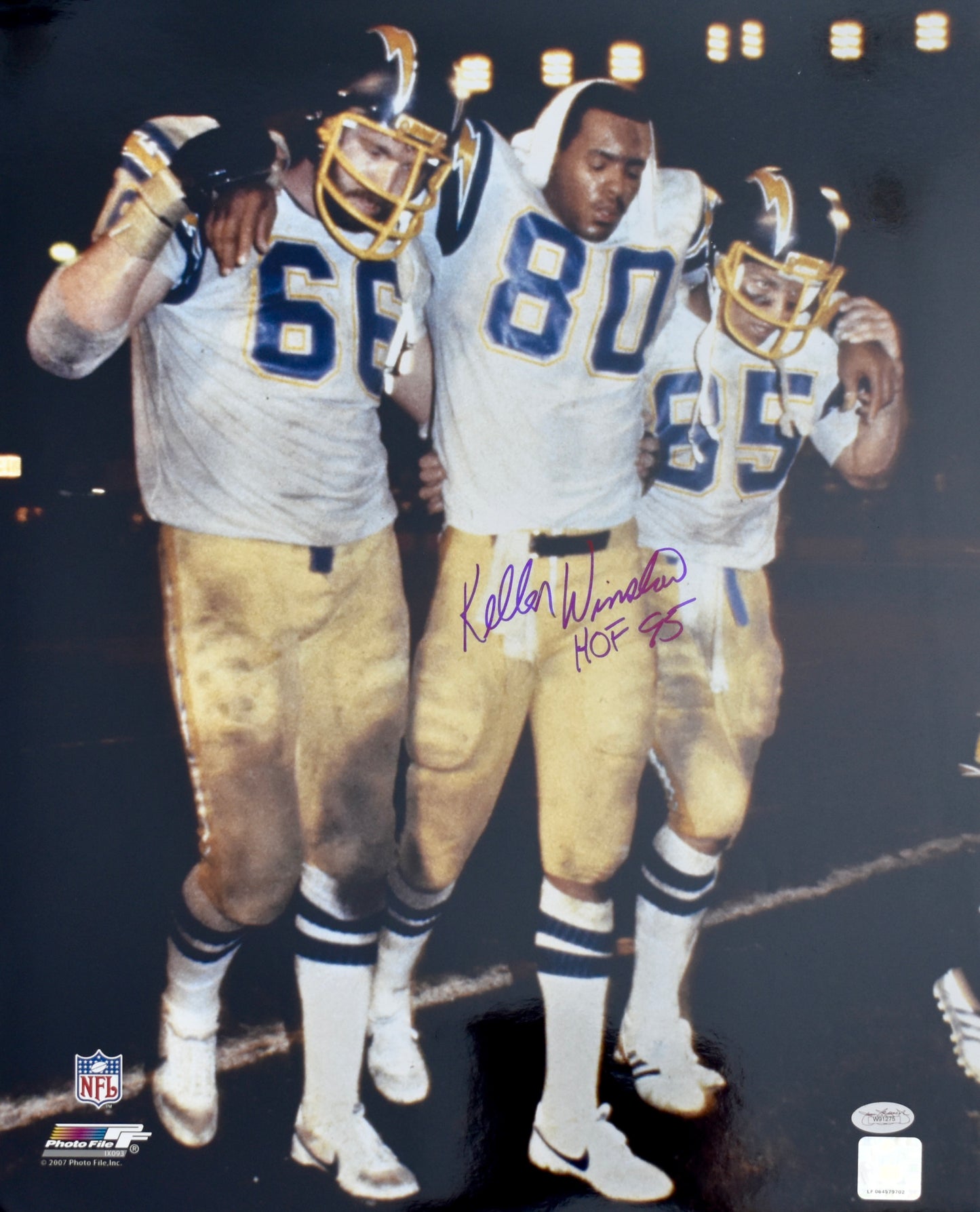 Kellen Winslow HOF Signed/Autographed 16x20 Photo Chargers JSA BA212460