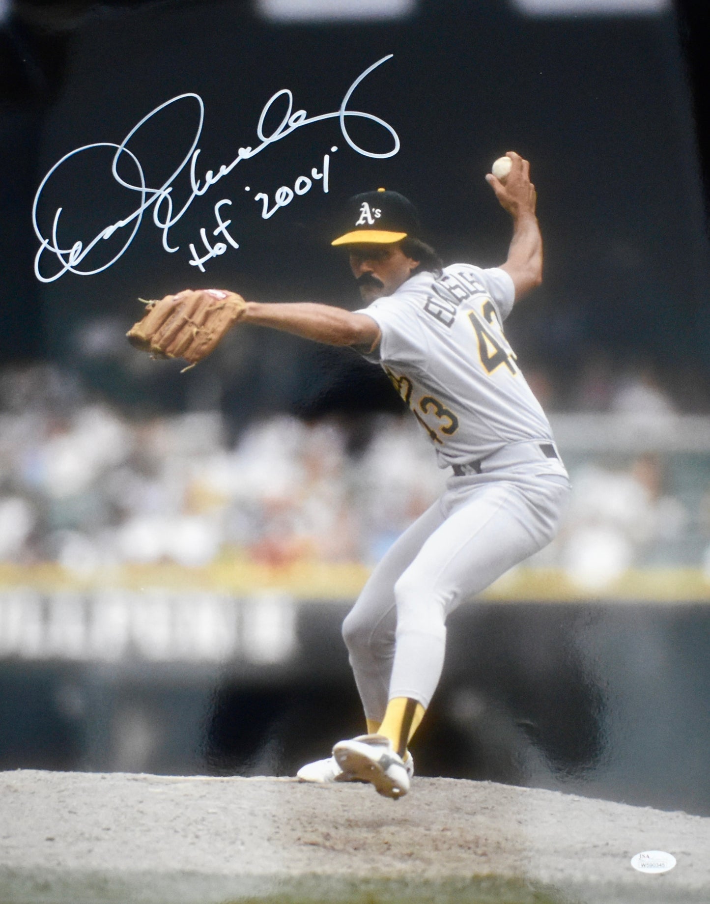 Dennis Eckersley HOF Signed/Autographed 16x20 Photo Athletics JSA BA212463