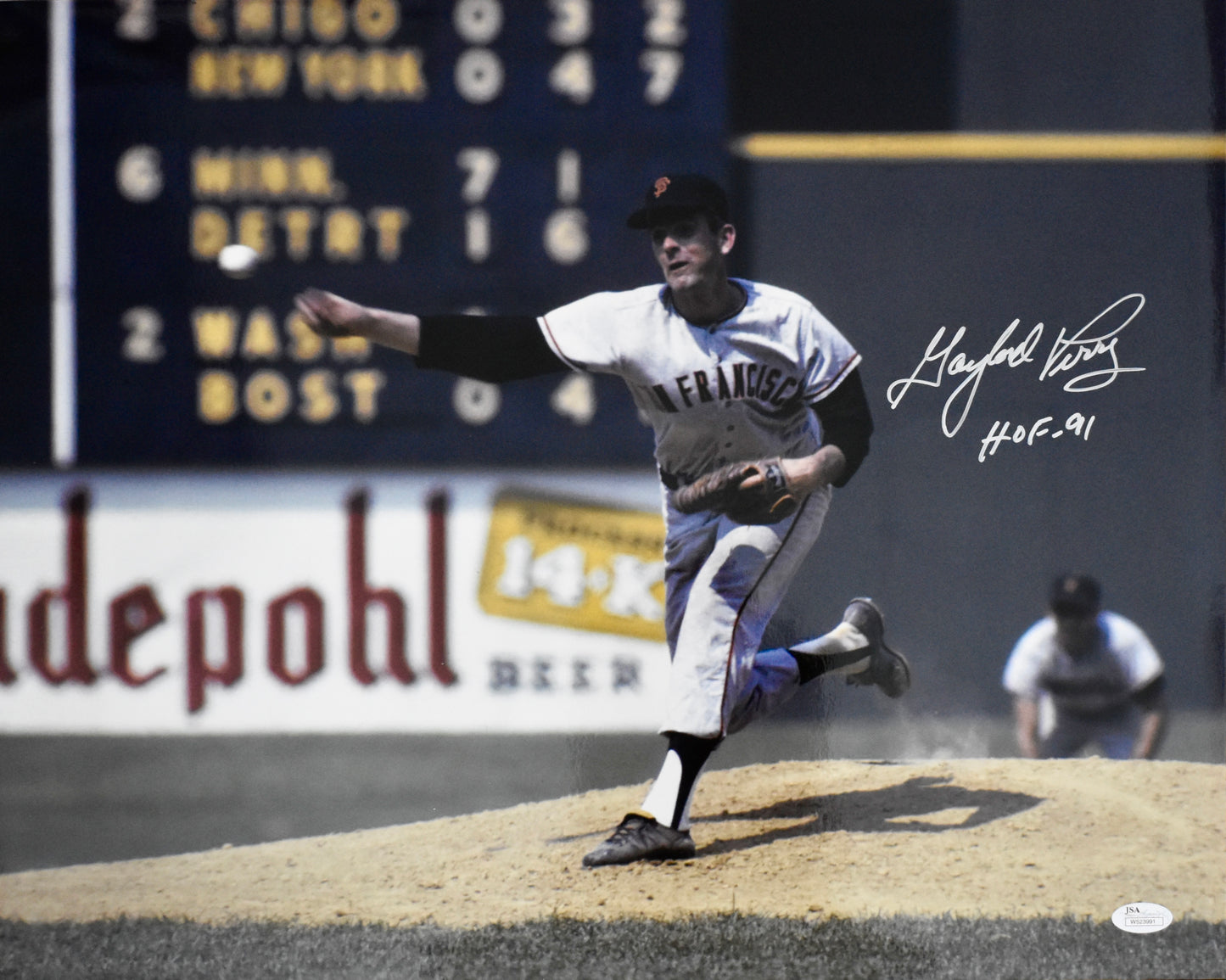 Gaylord Perry HOF Signed/Autographed 16x20 Photo Giants JSA BA212464