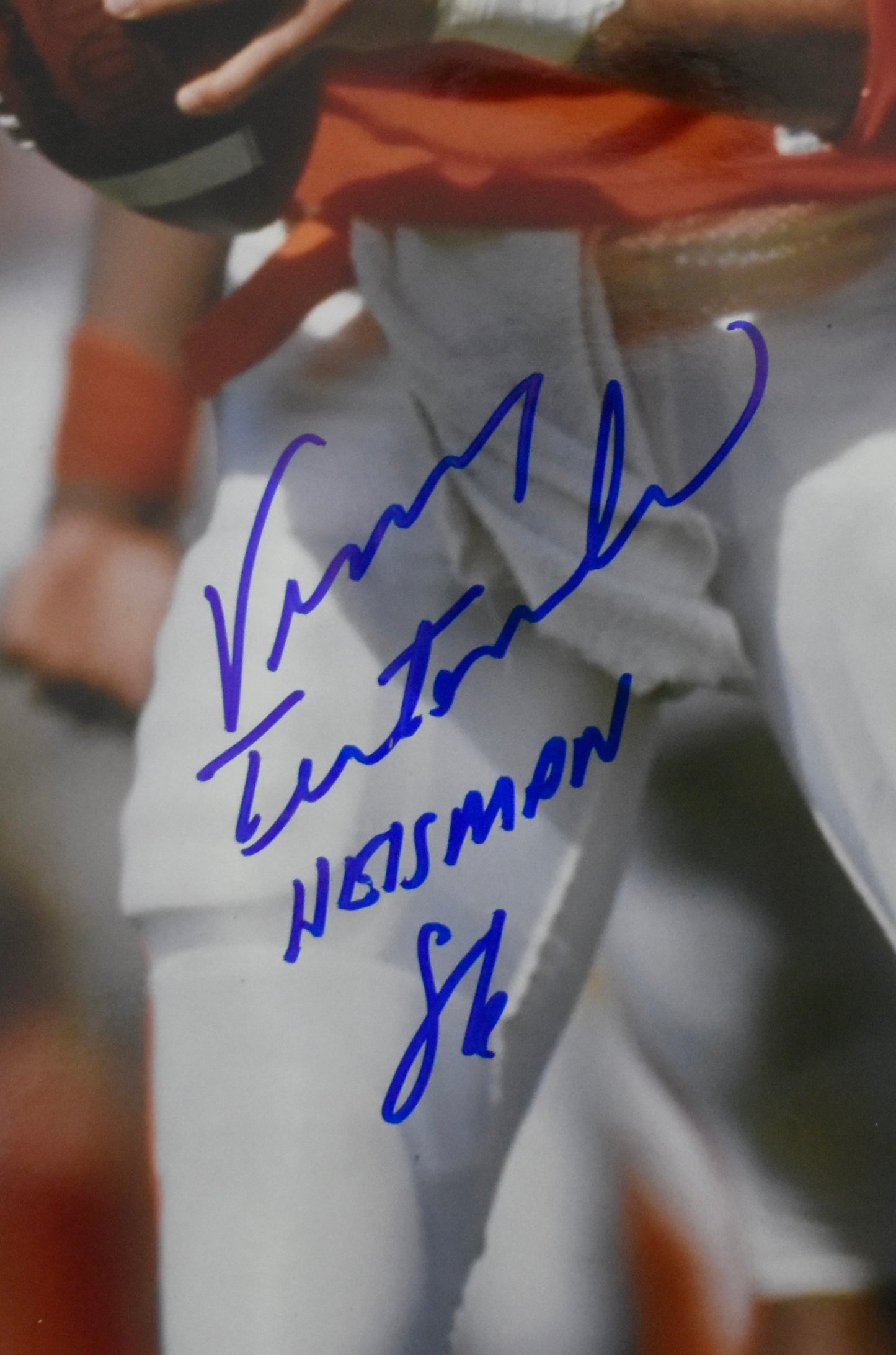 Vinny Testeverde Signed/Autographed 16x20 Photo Miami Heisman JSA BA212467