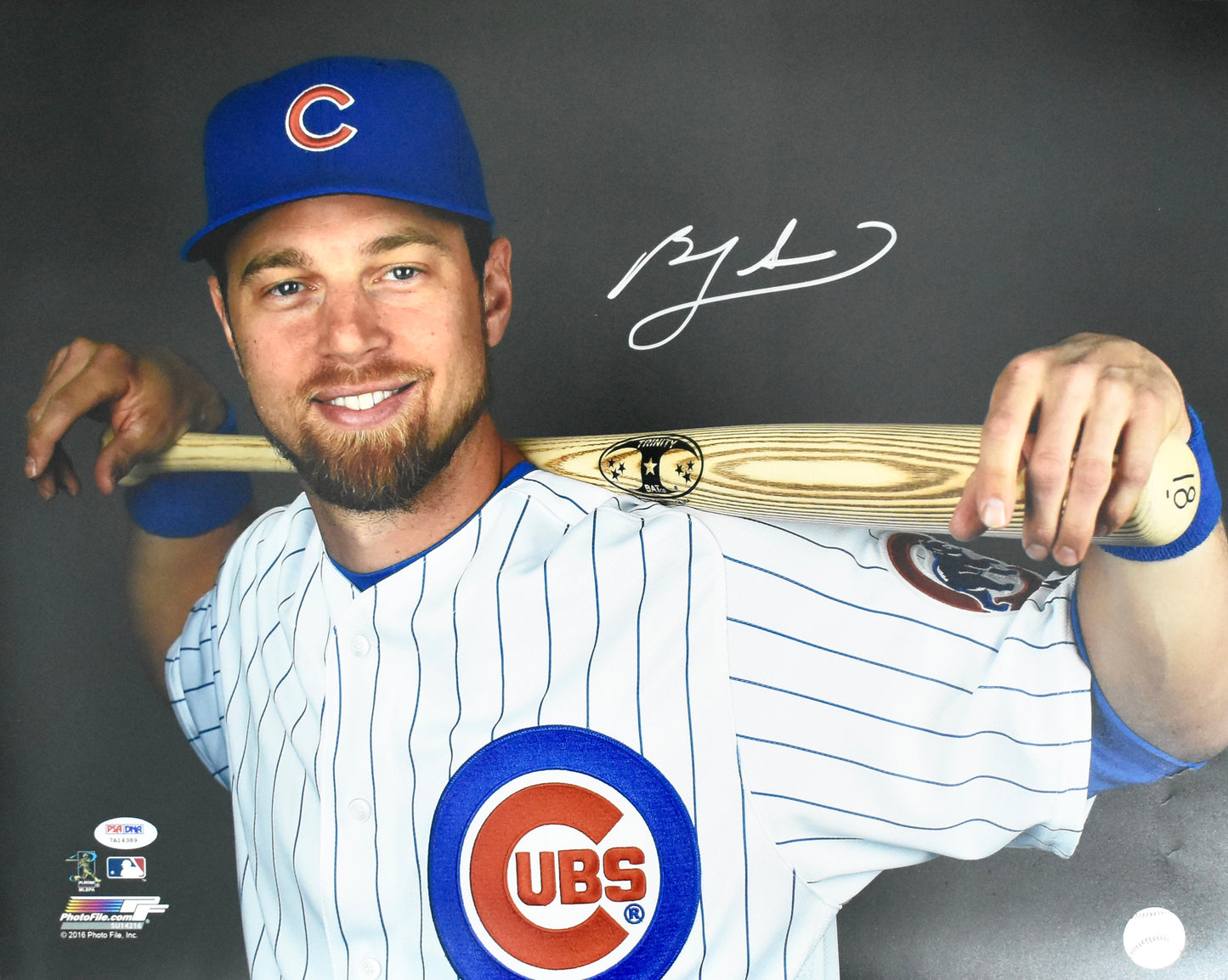 Ben Zobrist Signed/Autographed 16x20 Photo Cubs PSA/DNA BA212470