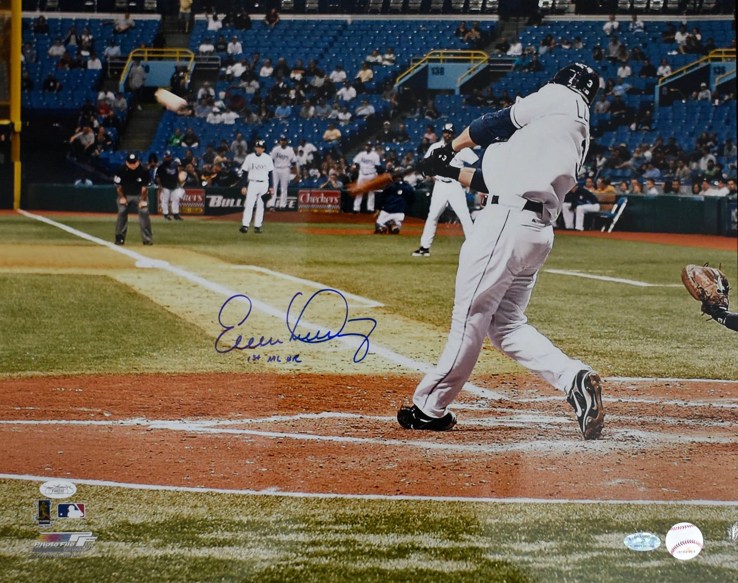 Evan Longoria Signed/Autographed 16x20 Photo Rays JSA BA212471