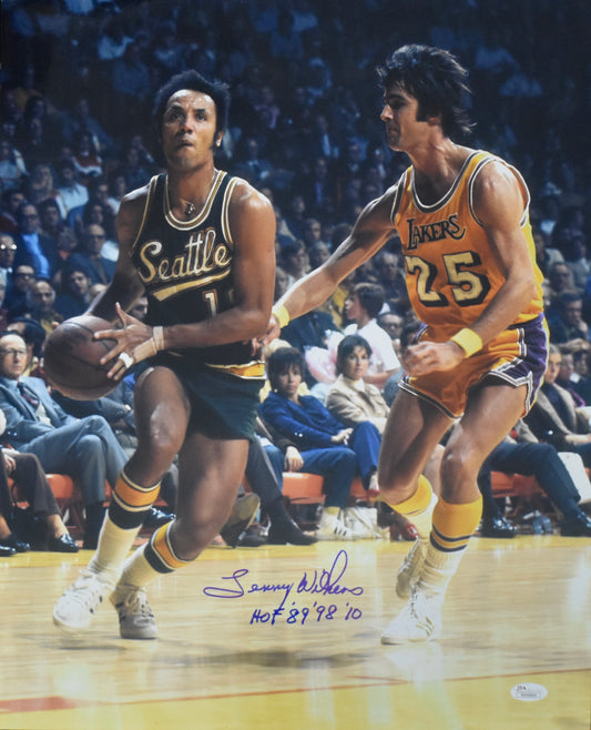 Lenny Wilkens HOF Signed/Autographed 16x20 Photo Seattle JSA BA212475