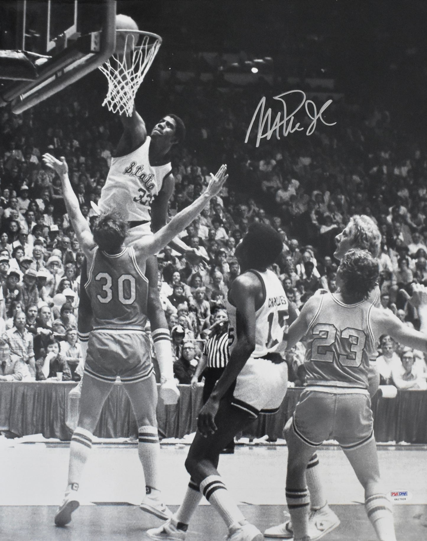 Magic Johnson HOF Signed/Autographed 16x20 Photo Michigan State PSA/DNA BA212476