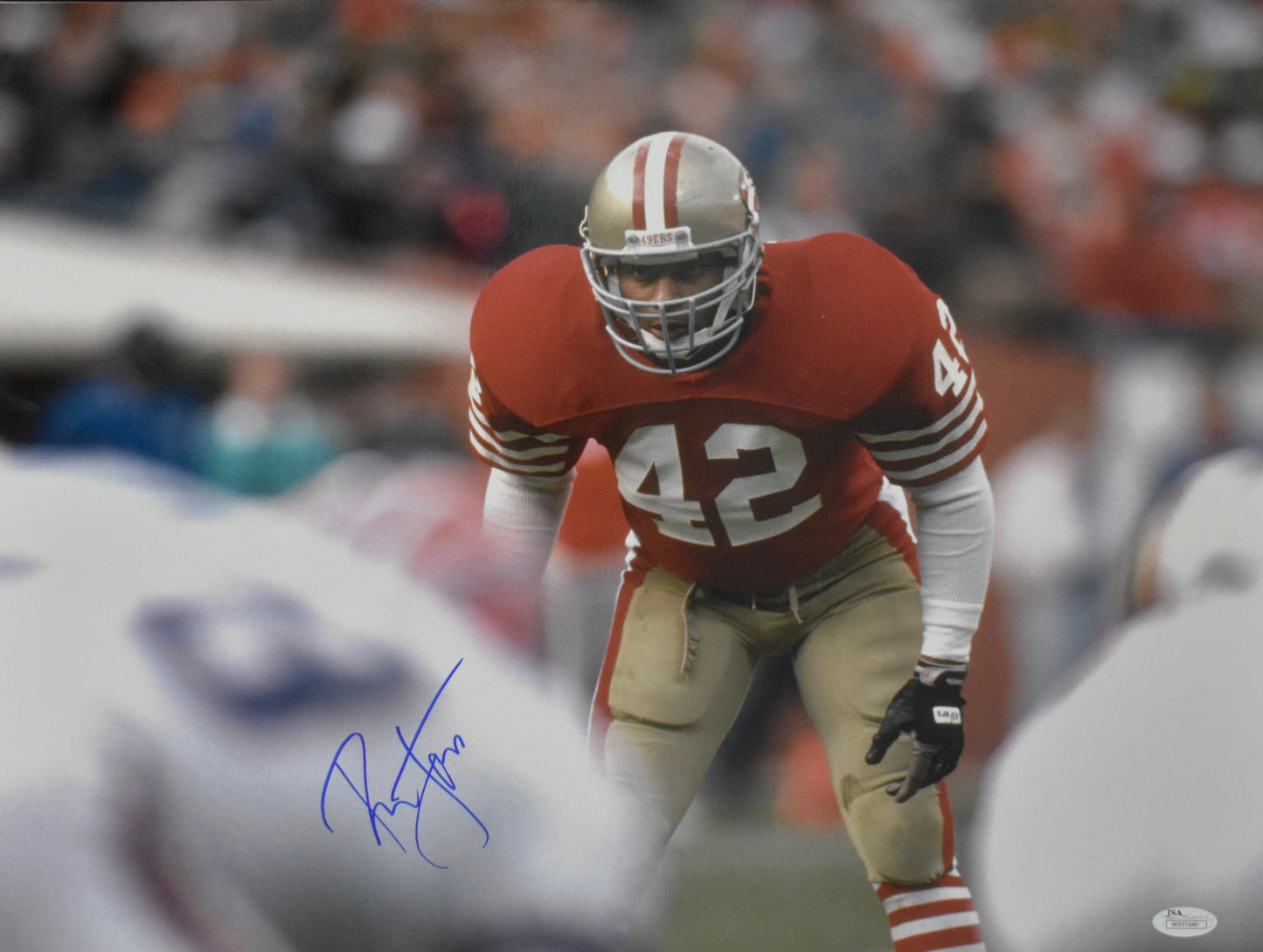 Ronnie Lott HOF Signed/Autographed 16x20 Photo 49ers JSA 212481
