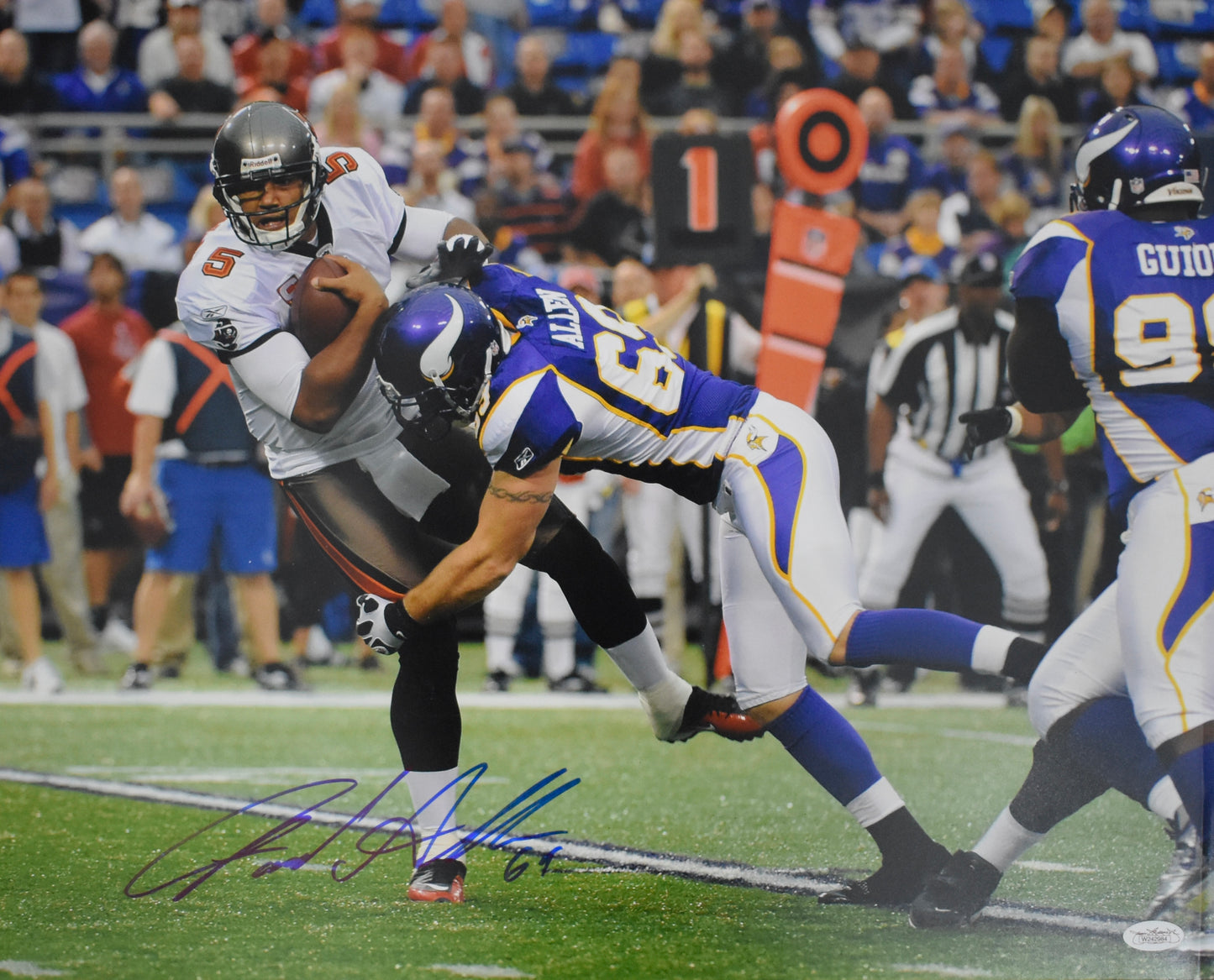 Jared Allen HOF Signed/Autographed 16x20 Photo Vikings JSA 212487