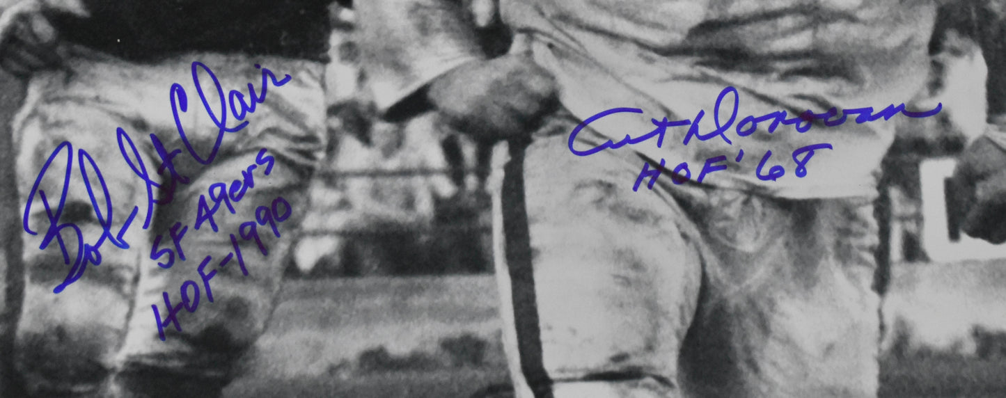 Art Donovan & Bob St. Clair HOF Signed/Autographed 16x20 Photo 49ers JSA 212488