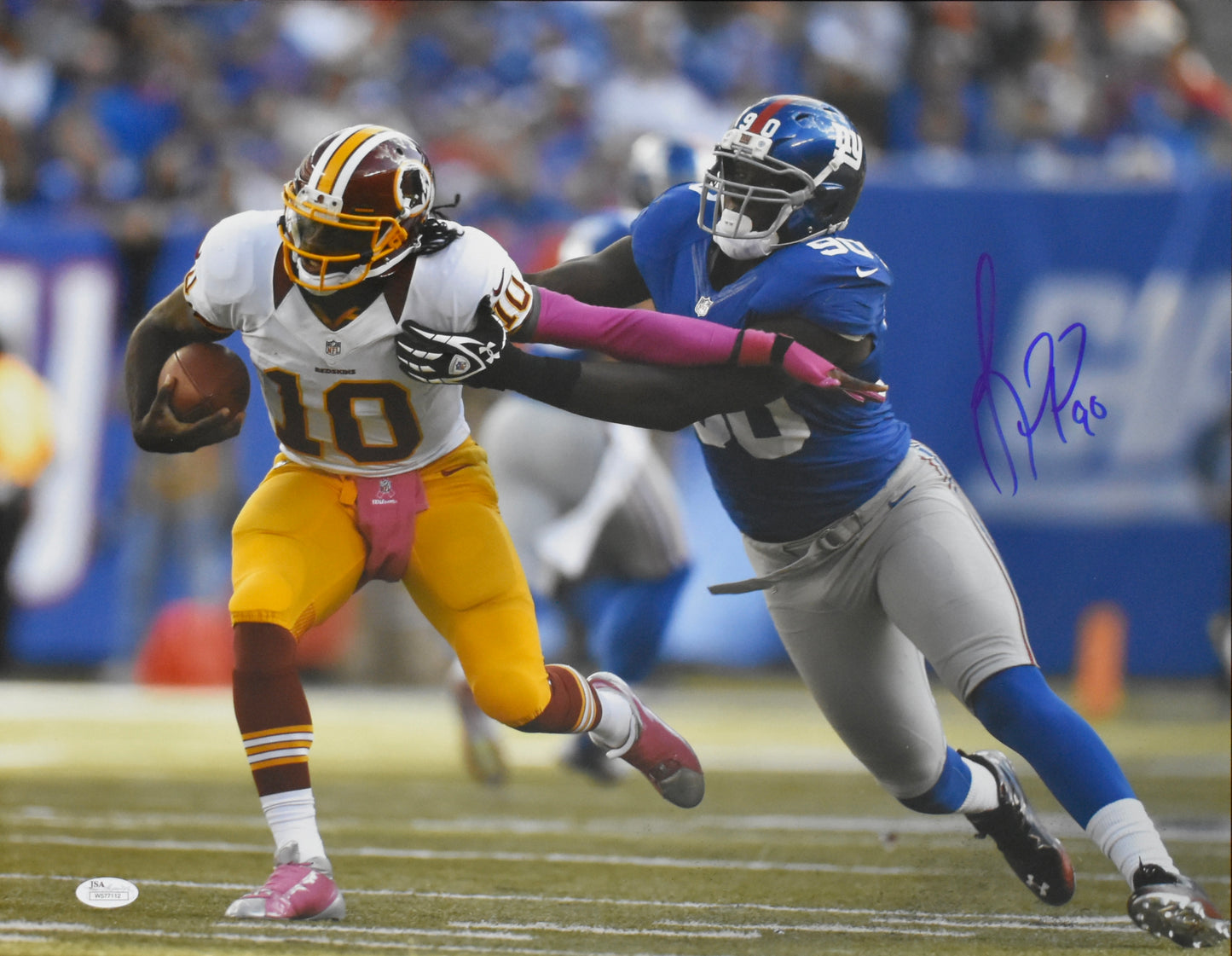 Jason Pierre-Paul Signed/Autographed 16x20 Photo NY Giants JSA 212012