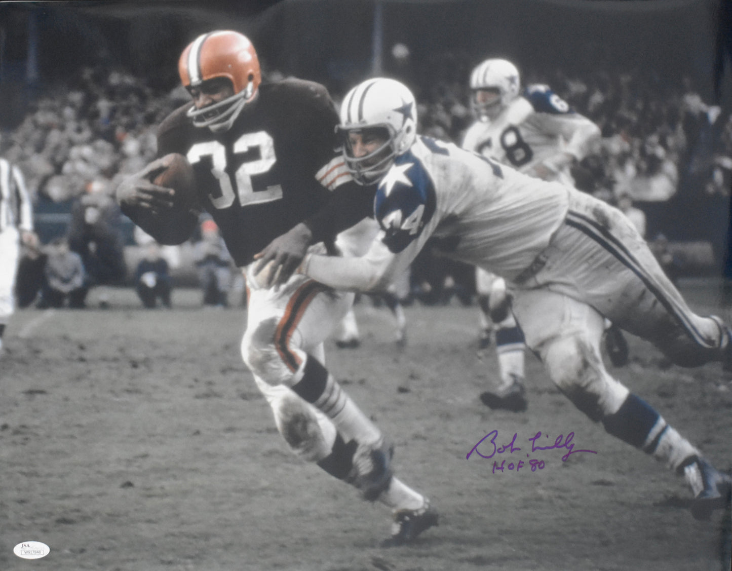 Bob Lilly HOF Signed/Autographed 16x20 Photo Cowboys JSA 212013