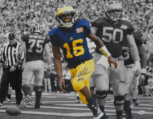 Denard Robinson Signed/Autographed 16x20 Photo Michigan JSA 212016