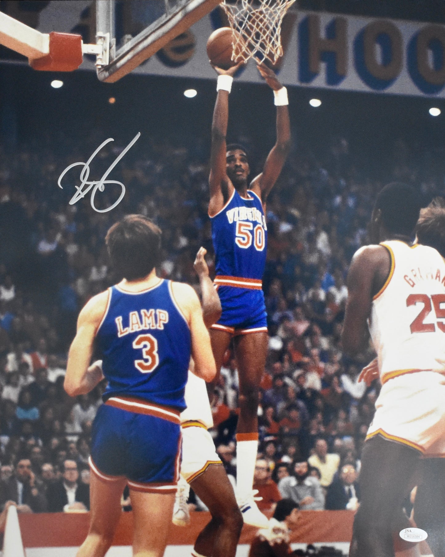Ralph Sampson HOF Signed/Autographed 16x20 Photo Virginia JSA 212017