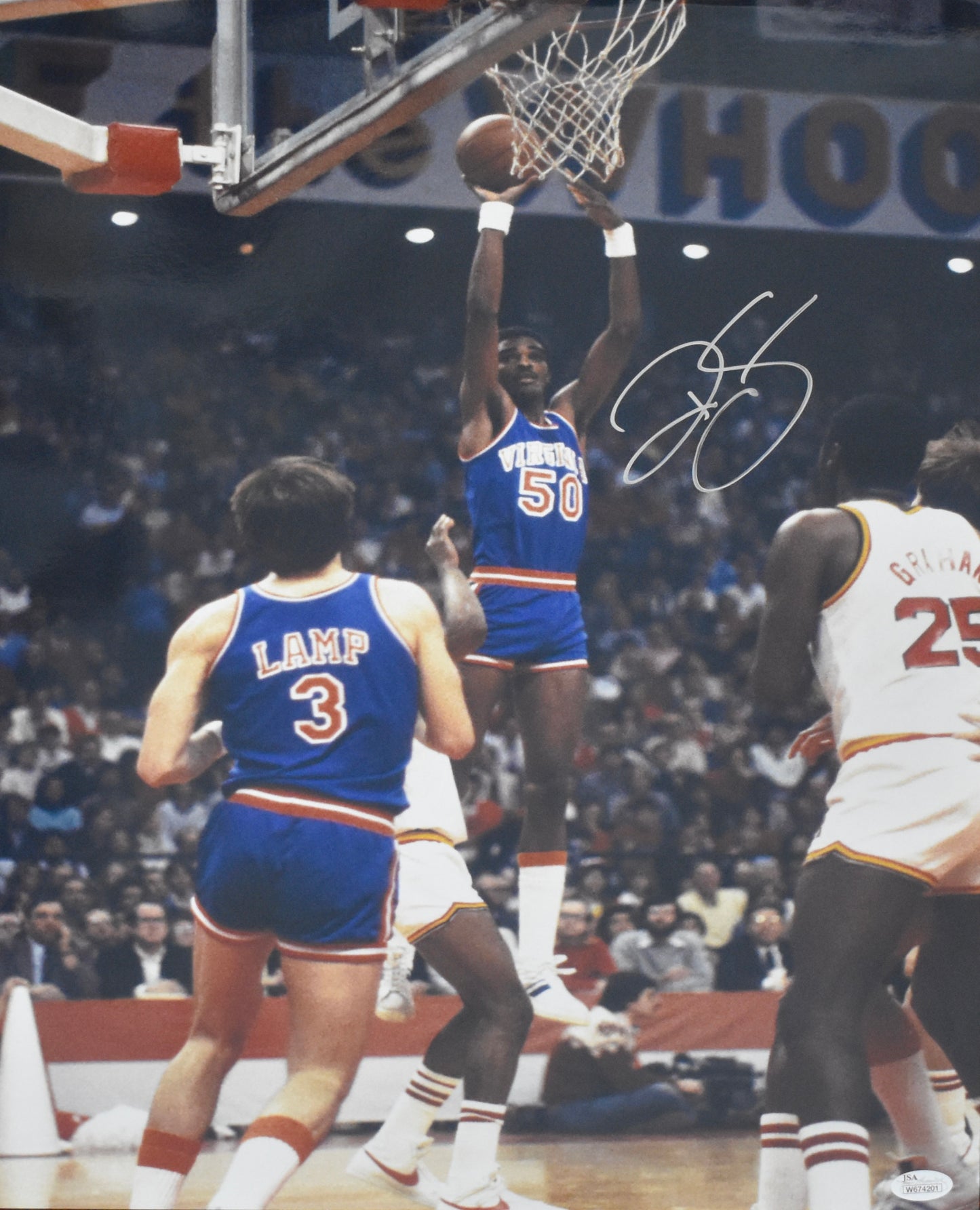 Ralph Sampson HOF Signed/Autographed 16x20 Photo Virginia JSA 212018