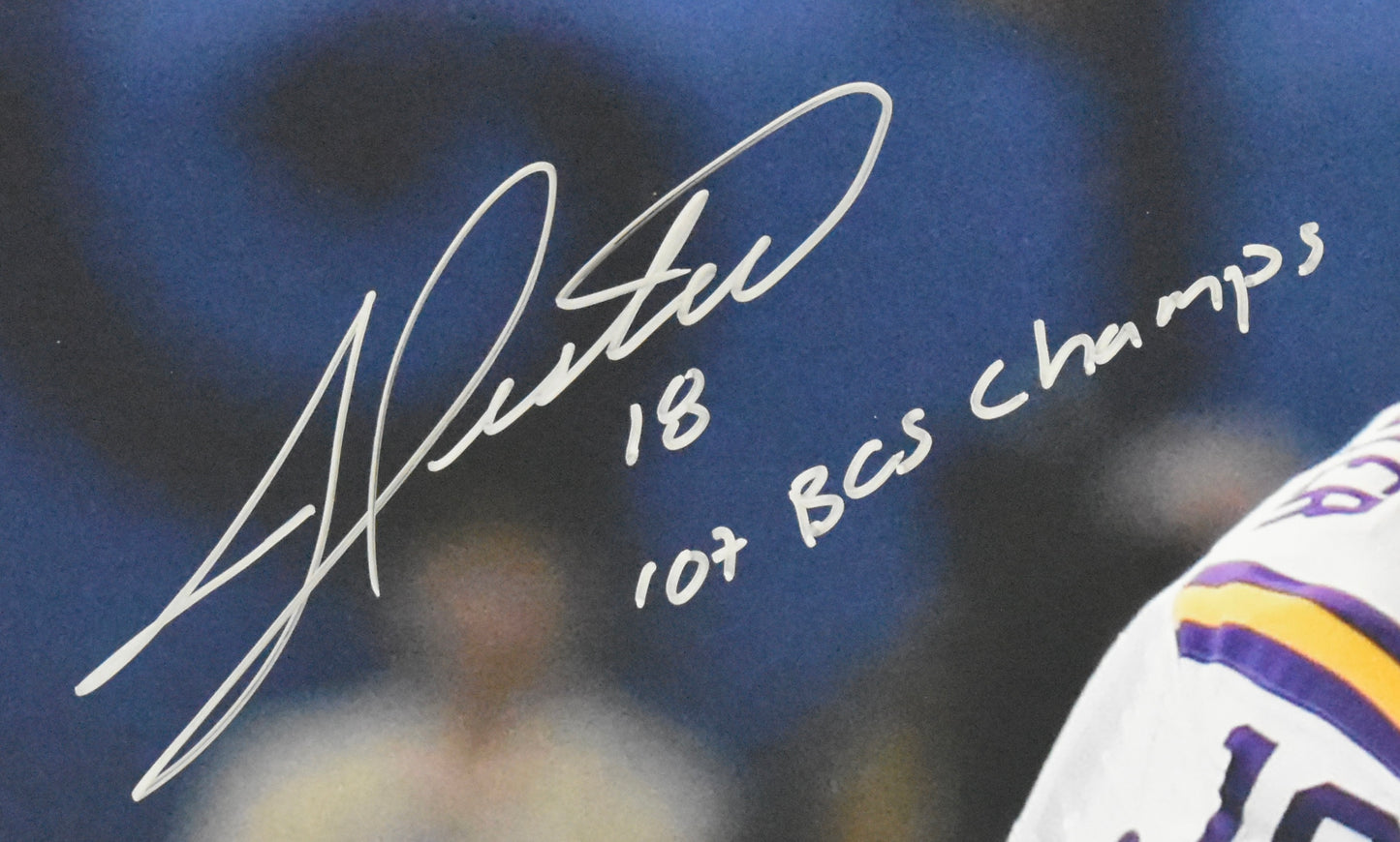 Jacob Hester Signed/Autographed 16x20 Photo LSU JSA 212022
