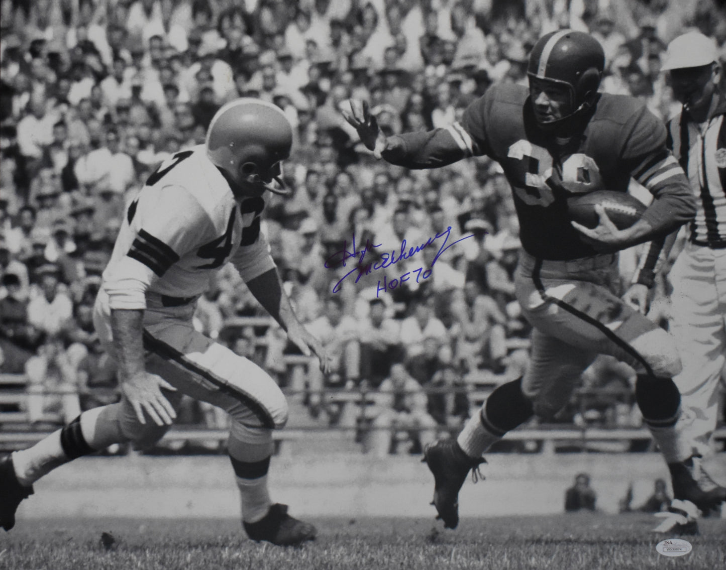 Hugh McElhenny HOF Signed/Autographed 16x20 Photo 49ers JSA 212009