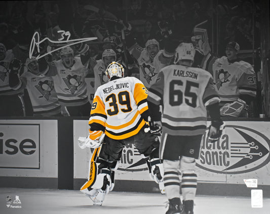 Alex Nedeljkovic Signed/Autographed 16x20 Photo Penguins Fanatics 212495