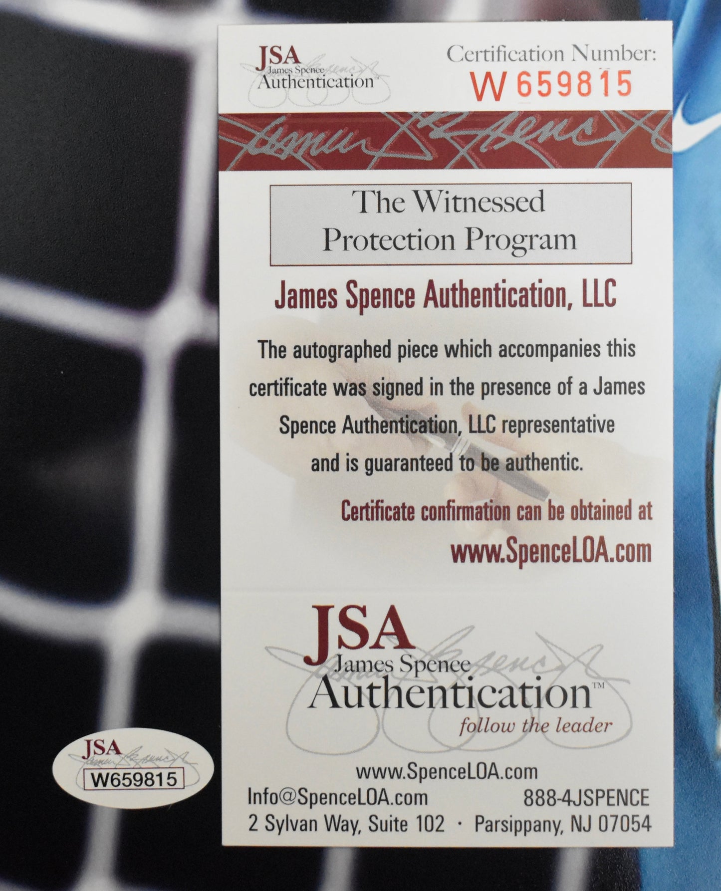 Hope Solo Signed/Autographed 16x20 Photo USA Soccer JSA 212496