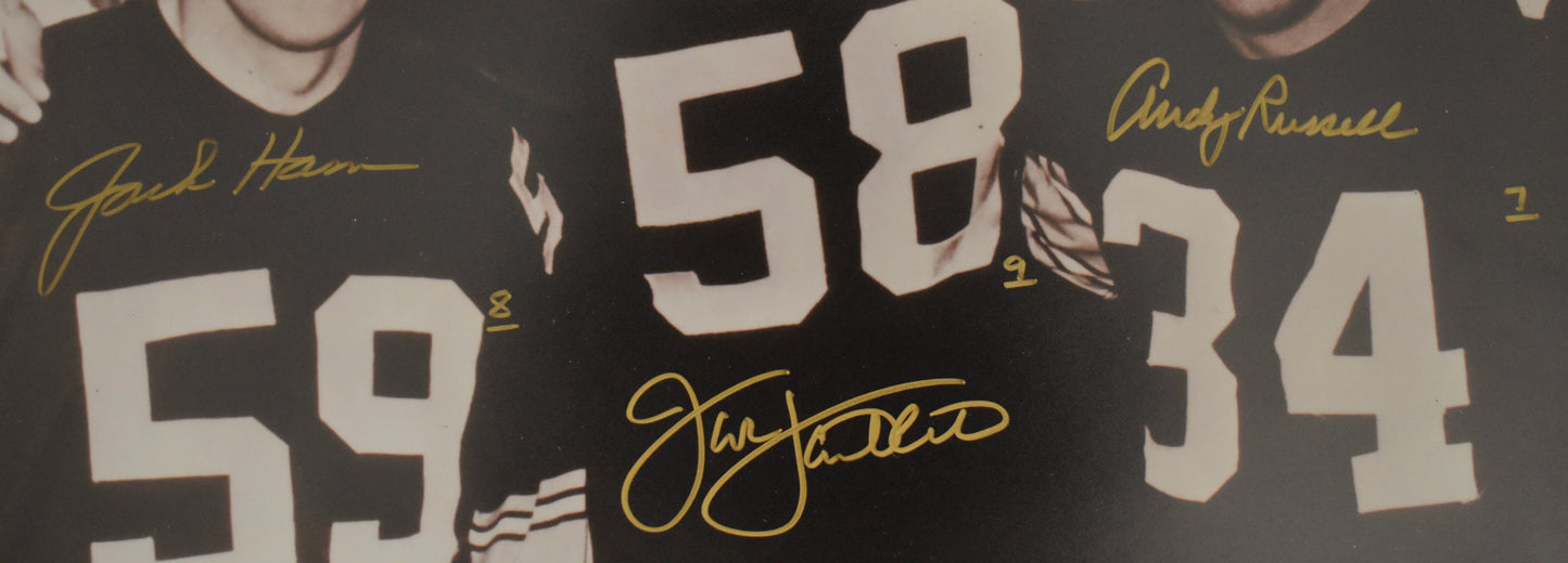 Ham Lambert & Russell HOF Signed/Autographed 16x20 Photo Steelers BAS 212501
