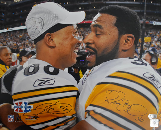 Hines Ward & Jerome Bettis Signed/Autographed 16x20 Photo Steelers BAS 212506