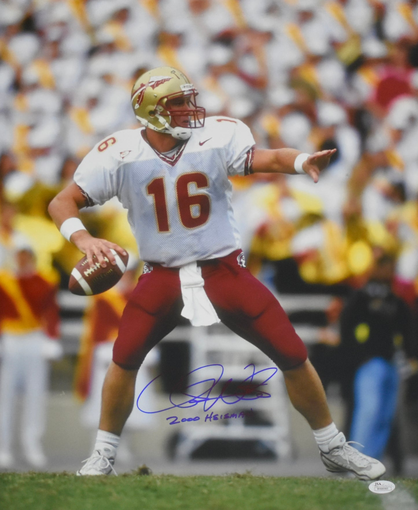 Chris Weinke Signed/Autographed 16x20 Photo Florida St JSA 212510